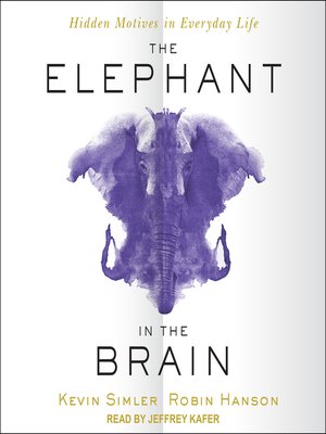 cover image of The Elephant in the Brain